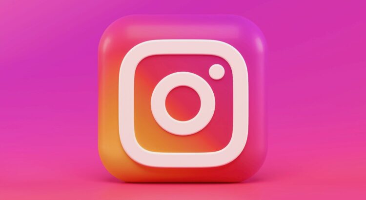 pink and white square illustration
